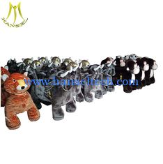 China Hansel indoor and outdoor plush walking dinosaur scooter ride on animals in shopping mall supplier