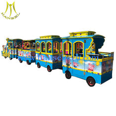 China Hansel outdoor battery trackless train electric for sales amusement park rides supplier