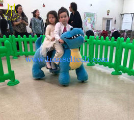 China Hansel walking and coin operated dog electrice plush ride on furry animals supplier
