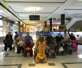 China Hansel happy ride toy animal scooter ride hot in shopping mall animal scooter ride battery animal jungle ride supplier