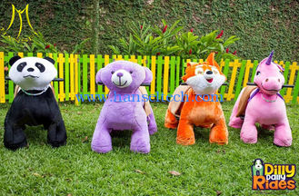 China Hansel  kids riding animal toys electric stuffed animals adults can ride supplier
