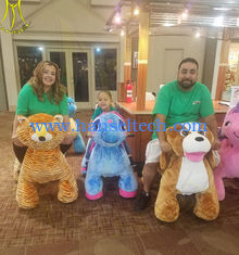 China Hansel kids battery powered animal bikes carousel rides for sale zippy animal scooter rides unicorn motorized ride on supplier