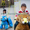 Hansel coin operated plush animals toy ride plush riding motorized animals supplier