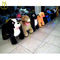 Hansel factory direct big size plush animals 4 wheel kid stuffed zoo animal scooter supplier