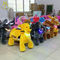 Hansel electric dog walking machine arcade games coin operated children rides animal ride scooters for shopping mall supplier