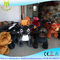 Hansel coin operated mechanism china amusement ride electric dog walking machine mechanical walking animal bike supplier