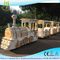 Hansel 2018 luxury design cheap amusement park rides trackless train,mini electric tourist train rides for sale supplier