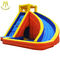 Hansel popular outdoor commercial bouncy castles water slide with pool fr wholesale supplier