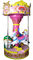 Hansel  carousel toy Guangzhou coin operated kiddie rides carousel for sale supplier
