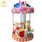 Hansel outdoor amusement park portable small merry go round carousel for sale supplier