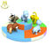Hansel  amusement rides manufacturer baby electric soft play carousel supplier