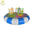 Hansel cheap soft play equipment electric soft swing boat for baby supplier