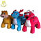 Hansel coin operated electric plush motorized animals pony scooter ride on parties supplier