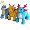 Hansel coin operated electric plush motorized animals pony scooter ride on parties supplier