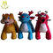 Hansel  weight capacity 150kgs large animal plush ride toy on wheels in mall supplier