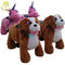 Hansel children electric ride on plush motorized animals for shopping mall supplier