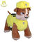 Hansel commercial plush animals dog scooter kids plush walking paw patrol ride on shopping mall supplier