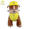 Hansel commercial plush animals dog scooter kids plush walking paw patrol ride on shopping mall supplier