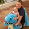 Hansel motorized animal dinosaur ride plush toy animal kids ride on toy for birthday parties supplier