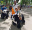 Hansel amusement park happy rides on animal motorized plush riding animals supplier