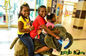 Hansel kids motorized plush animales mountables riding dinosaur toys for shopping mall supplier