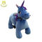 Hansel non coin walking animal unicorn ride for birthday parties large plush ride toy supplier