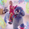 Hansel  hot coin operated rideable horse toys plush animal toy rides supplier