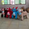 Hansel safari plush animals walking stuffed animal electric ride for outdoor park supplier