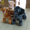 Hansel commercial animal electric ride on walking plush elephant renting in mall coin ride supplier