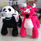 Hansel amusement park walking stuffed plush animal kids ride on unicorn toy supplier