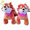 Hansel indoor and outdoor children battery operated ride animals plush toy on wheels supplier