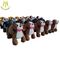 Hansel  plush walking toy children electric car rent battery powered animals for shopping centers supplier
