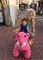 Hansel naughty castle playground ride on plush animal electric scooter supplier