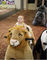 Hansel high quality coin operated plush electric riding toy animal scooter in mall supplier