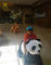 Hansel hot shopping mall kids and adult safari animal motorized ride plush motorized riding animals supplier