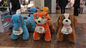 Hansel Best seller led necklace coin operated plush animal electronic rides for mall supplier