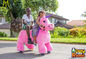 Hansel animal motorized ride large plush ride toy on wheels animal drive toy amusement rides equipment supplier