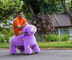 Hansel  robotic stuffed animal ride robot  walking animal ride coin operated plush stuffed animal ride supplier