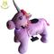 Hansel latest moving unicorn electricride  coin operated electric motorized plush riding animals supplier