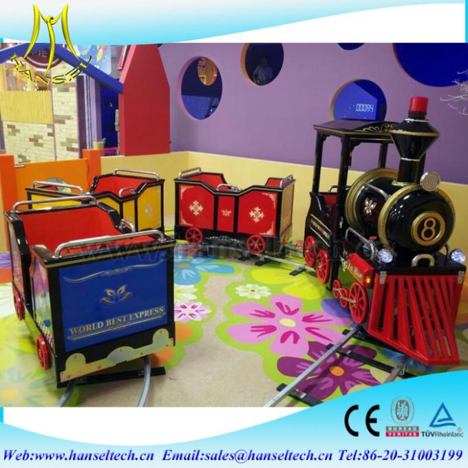 Mini Train Wheel Ride Hansel amusement park rides mini electric train indoor amusement park train