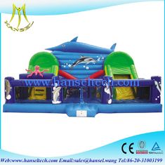 China Hansel high quality commercial inflatable amusement play house for kids supplier