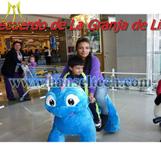 China Hansel animales montables riding dinosaur toys dinosaur animal rides for shopping mall supplier
