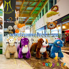 China Hansel coin operated battery operated kids car animal mall rides mall rides on animals supplier