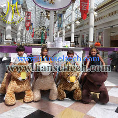 China Hansel walking robot ride animal rides mall motorized plush riding animals supplier