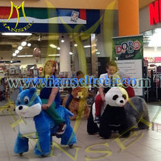 China Hansel High quality hot selling  Plush amusement play equipment plush animal electric scooter supplier