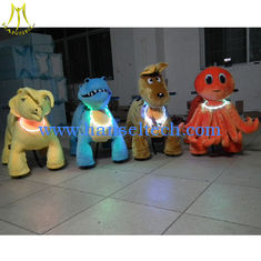 China Hansel Happy rides on animal Motorized Plush Riding Animals Happy Animals Ride supplier