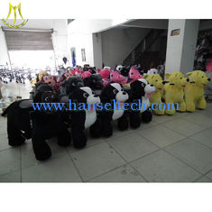 China Hansel Plush Walking Animals 4 Wheels Bicycle Toy Stuffed Animals To Paint Animation Guangzhou supplier