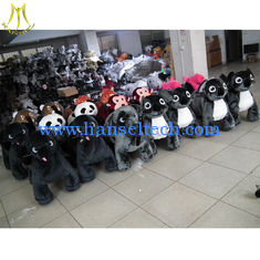 China Hansel 2016 high quality coin operated ride on costumes 12 volt ride on toys style plush animal electric scooter supplier