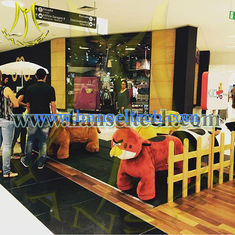 China Hansel mechanical plush animal ride on toy from china animal ride for mall supplier