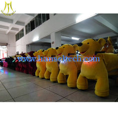 China Hansel Best selling electronics plush electrical animal toy car with CE certification in playground supplier